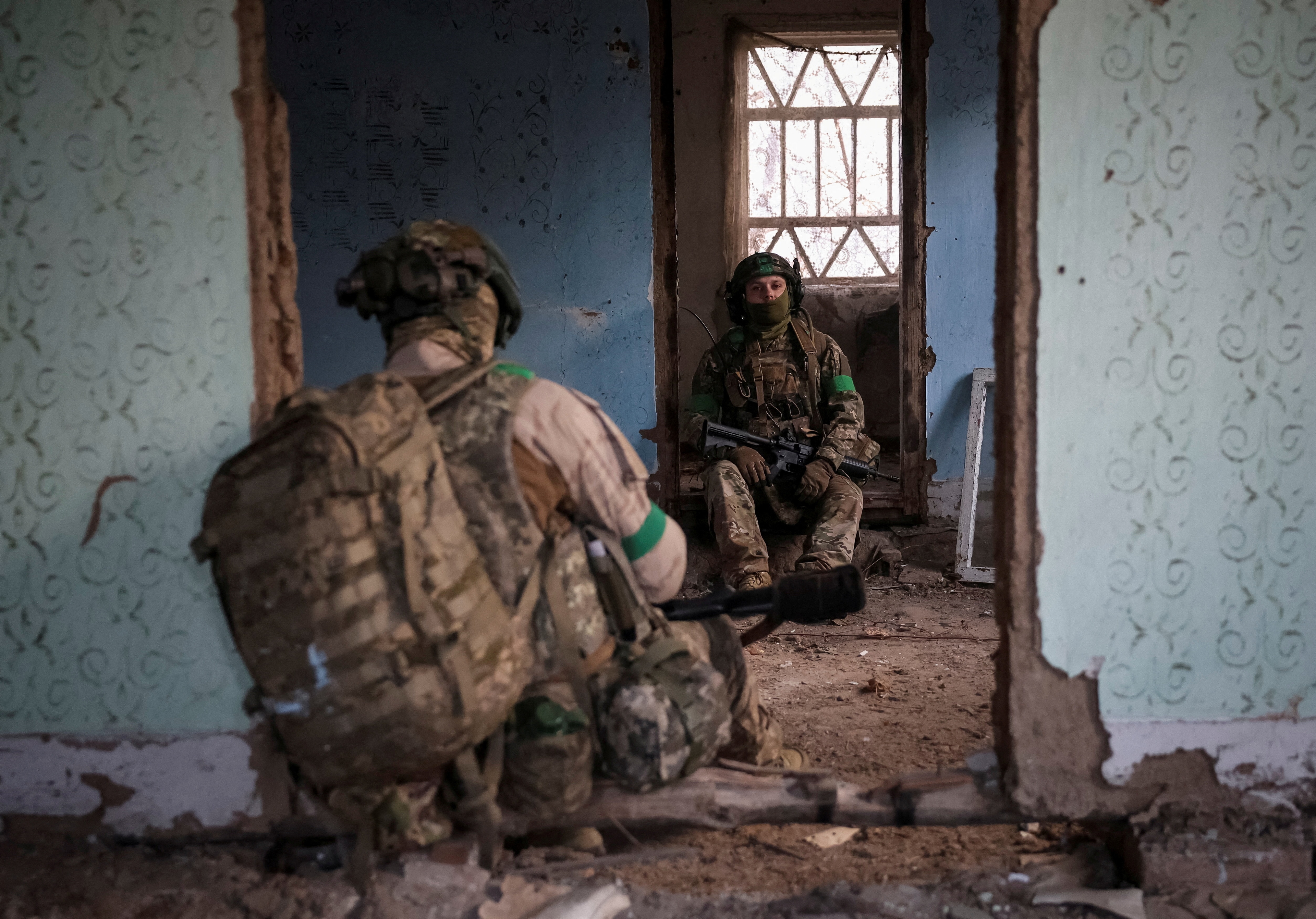 Ukrainian soldiers in Kostiantynivka in the Donetsk Region of eastern Ukraine, November 2025. Photo: Reuters