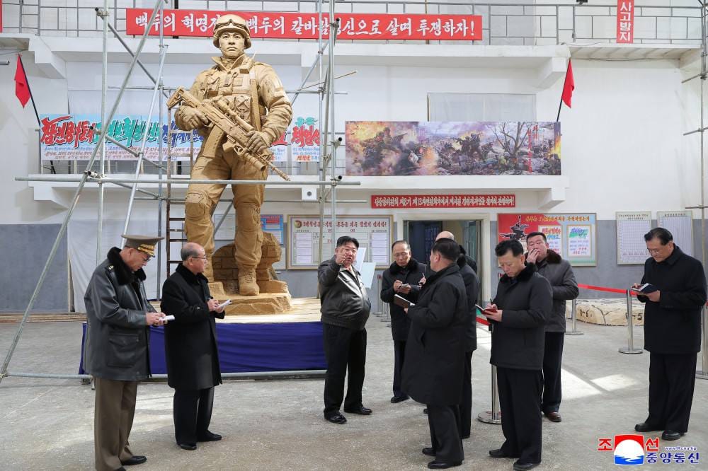 North Korea unveils sculptures of soldiers killed fighting against Ukraine