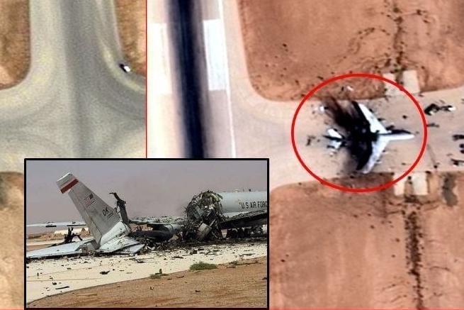 В результате удара Ирана впервые в истории уничтожен американский самолет-радар типа Е-3 Sentry