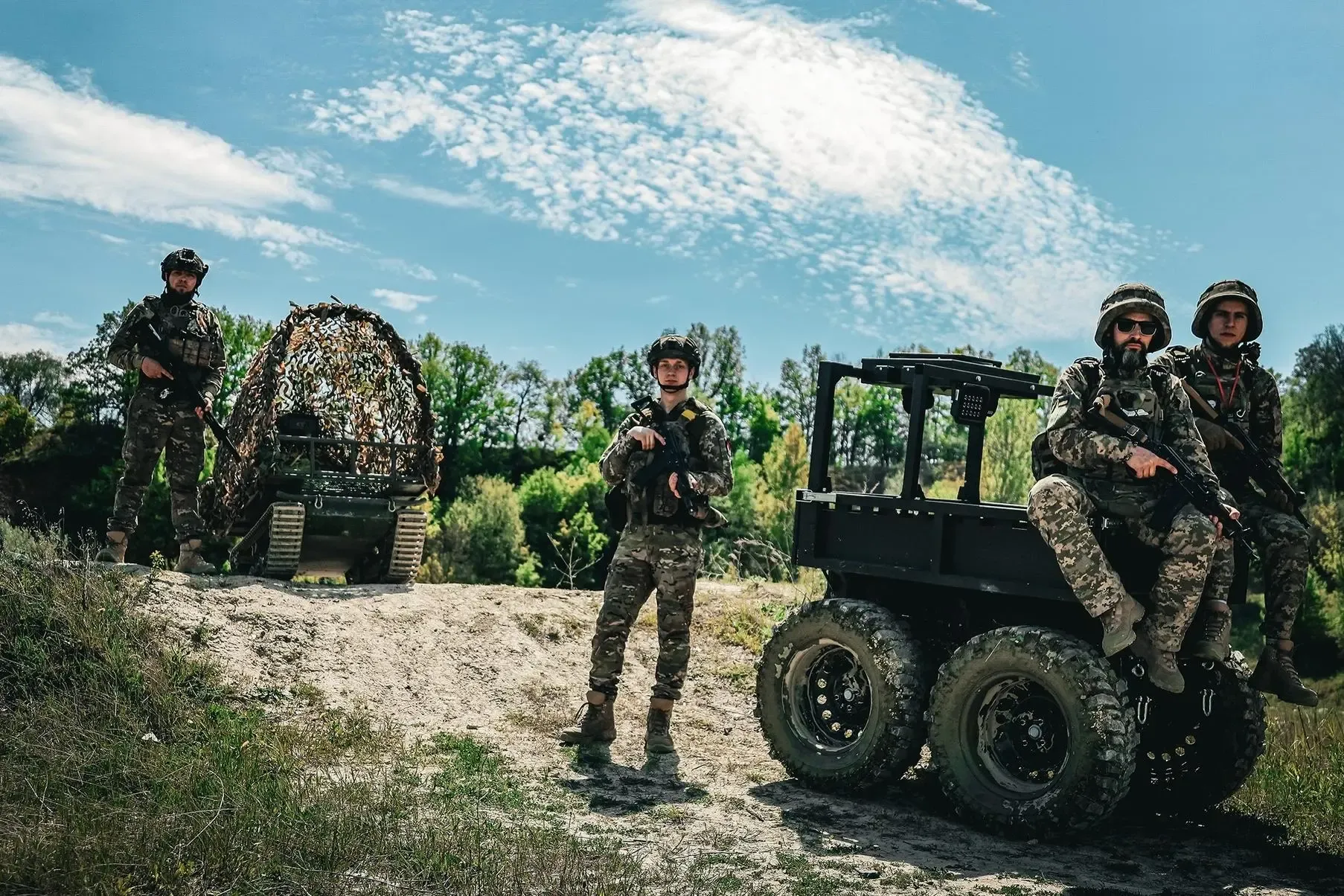 Robots in arms: Ukraine’s frontline is becoming a test range for ground drones