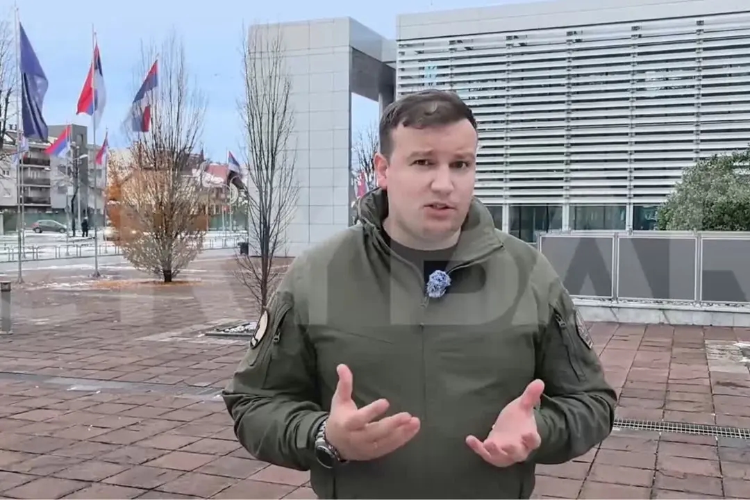 Pro-Kremlin war blogger Mikhail Zvinchuk in Republika Srpska, Bosnia and Herzegovina. Screenshot: Rybar / Telegram