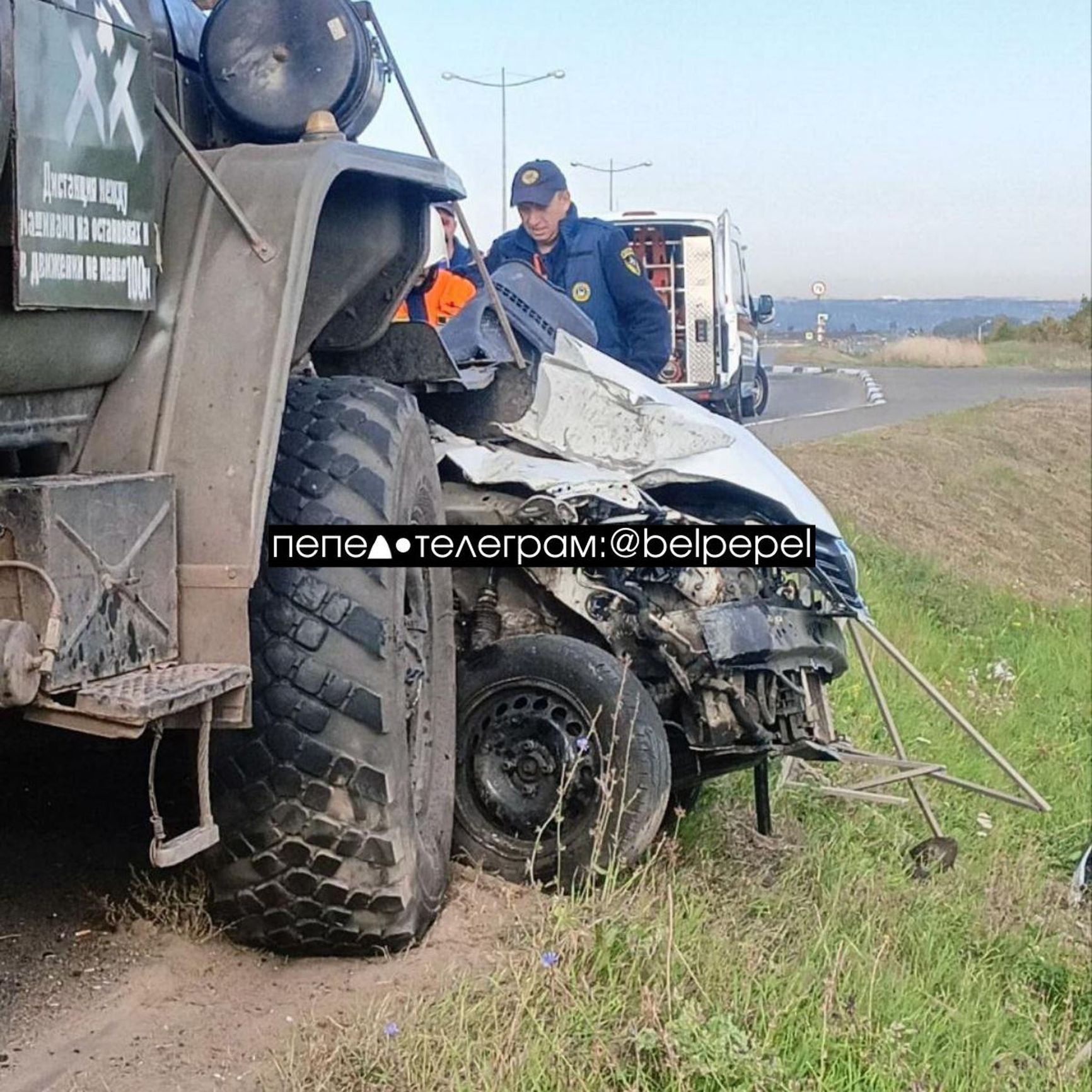 Fatal crash involving a military Ural truck