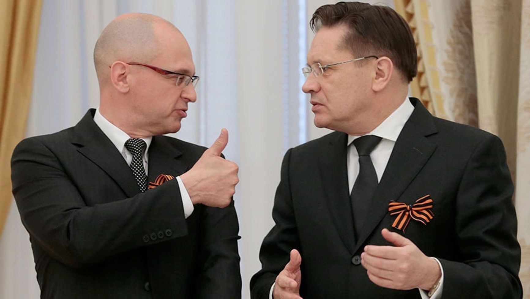 Sergei Kiriyenko and Alexei Likhachev