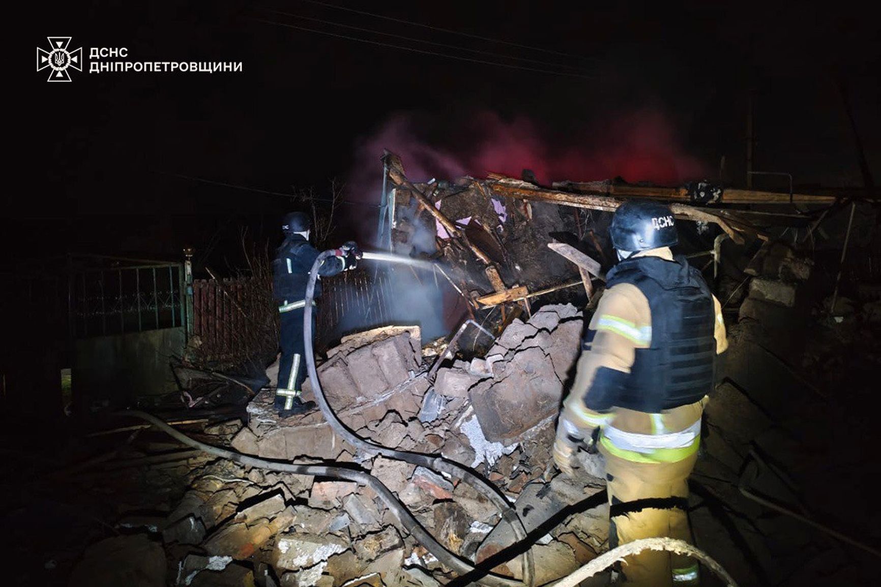 Последствия российского налета в ночь на 4 декабря 2025 года на Днепропетровскую область