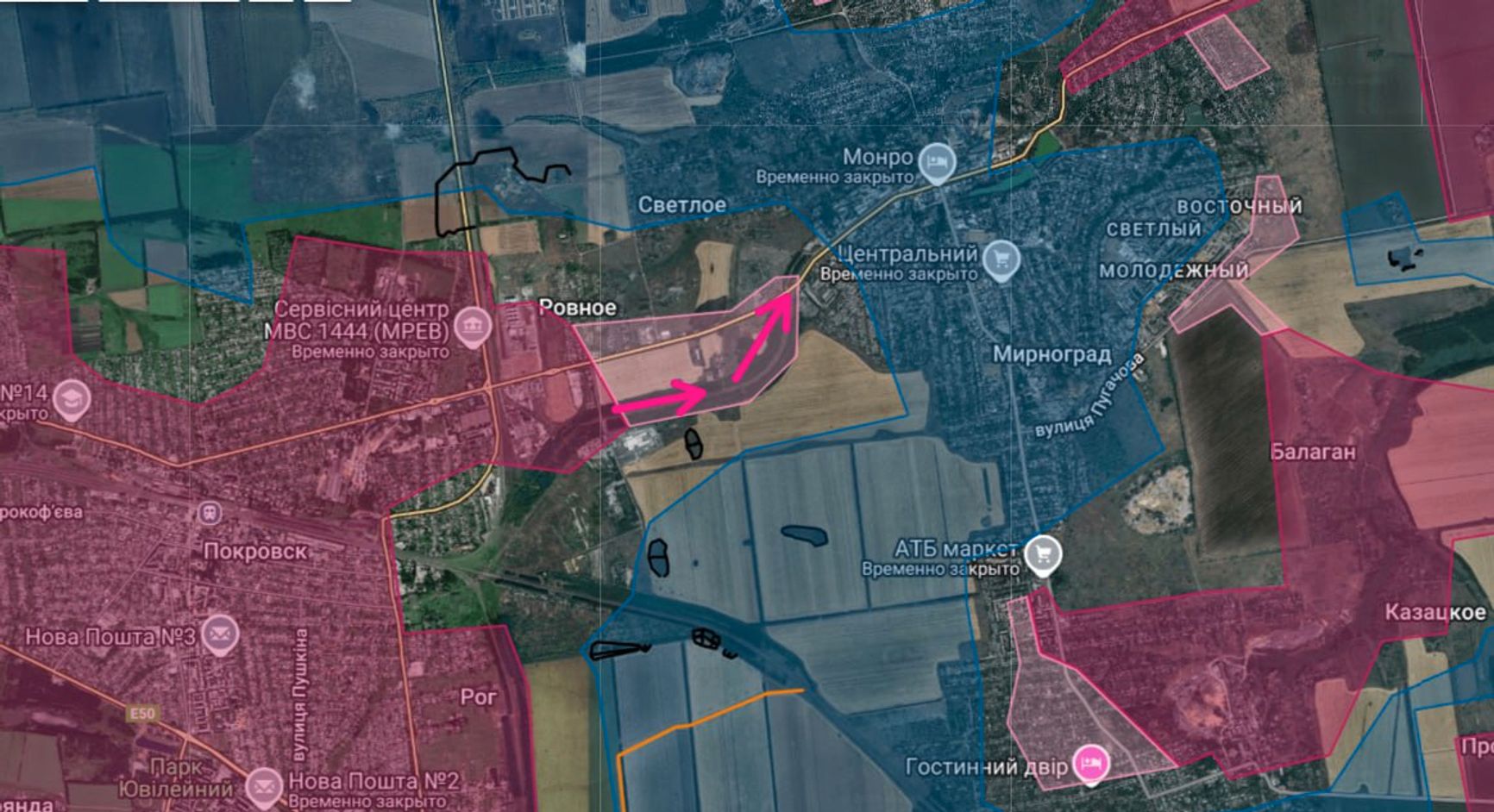 Ситуация в районе покровско-мирноградской агломерации по версии Анатолия Радова