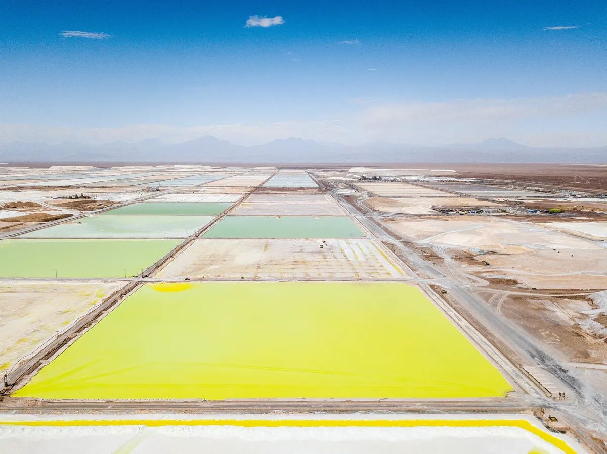 Lithium in Chile and Argentina is primarily extracted from brine in salt flat lakes. These are SQM’s brine pools in Chile’s Atacama Desert. Ukraine’s lithium deposits, however, are found in hard rock.