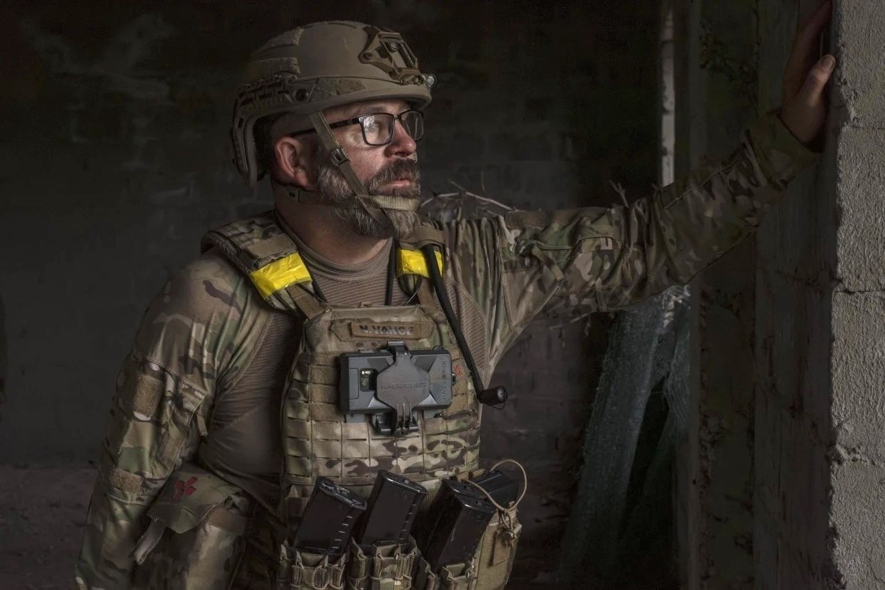 Nate Vance on the frontline in Ukraine.