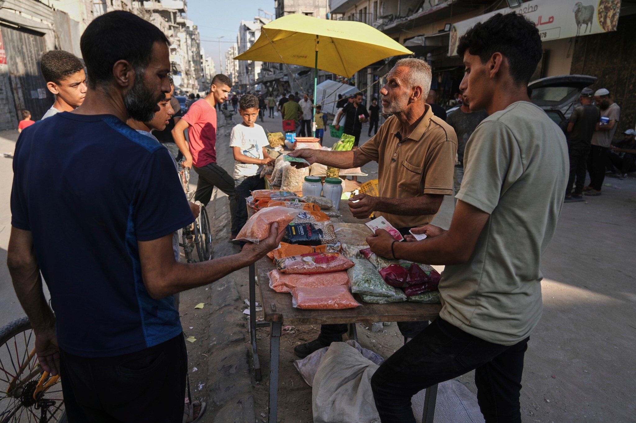 Street Food Vendors in Gaza (July 23, 2025)