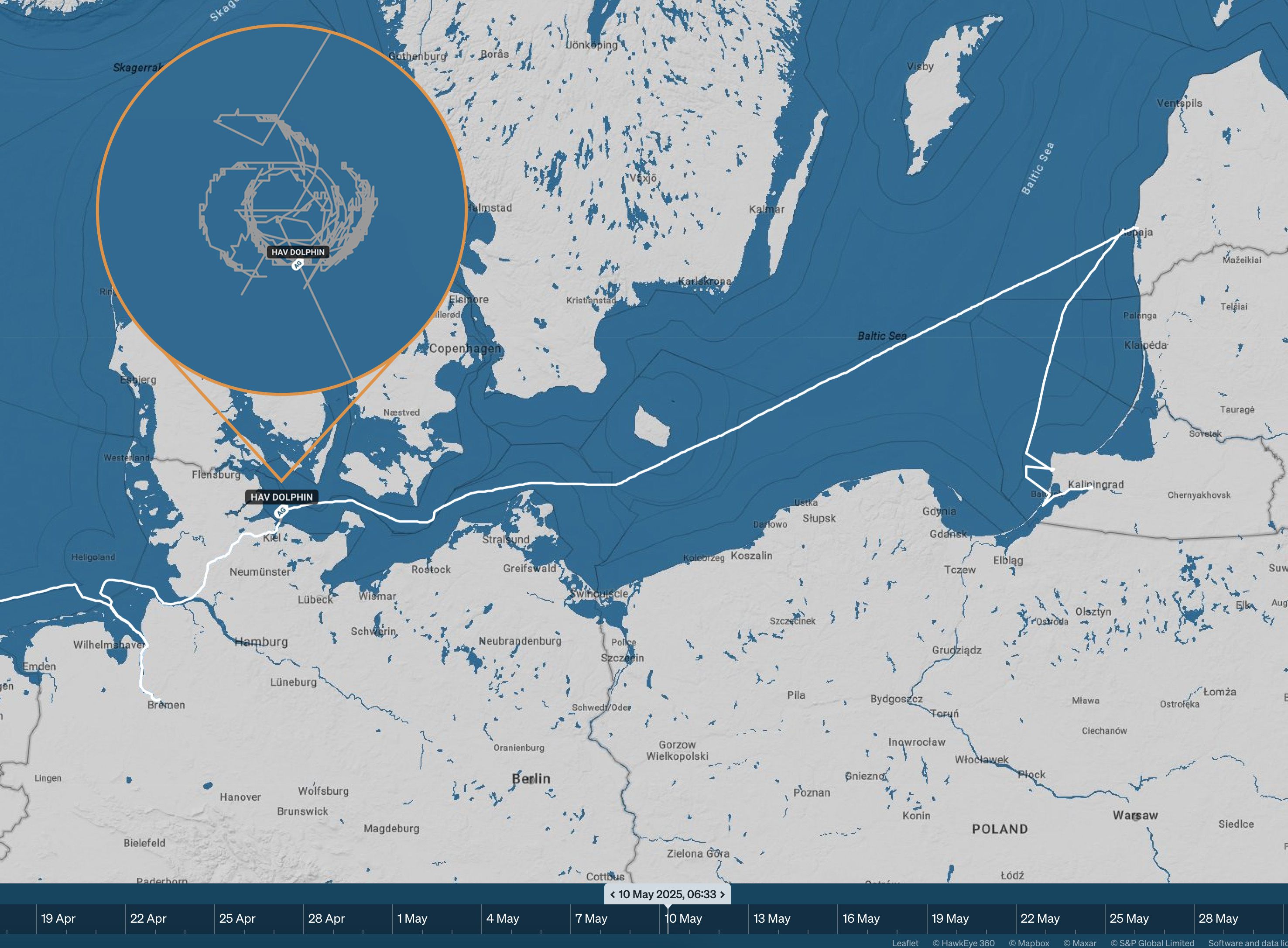 Map: Starboard Maritime Intelligence for The Insider