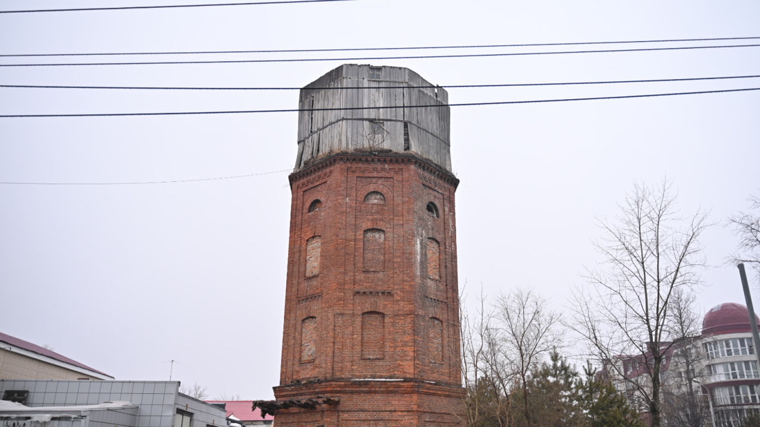 Water tower in Khabarovsk