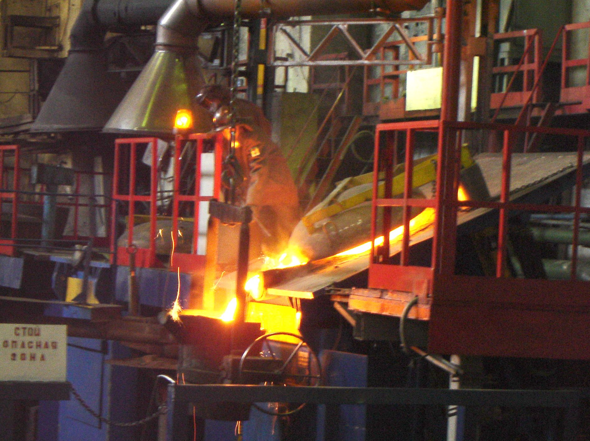 An induction melting unit manufactured by Reltec.