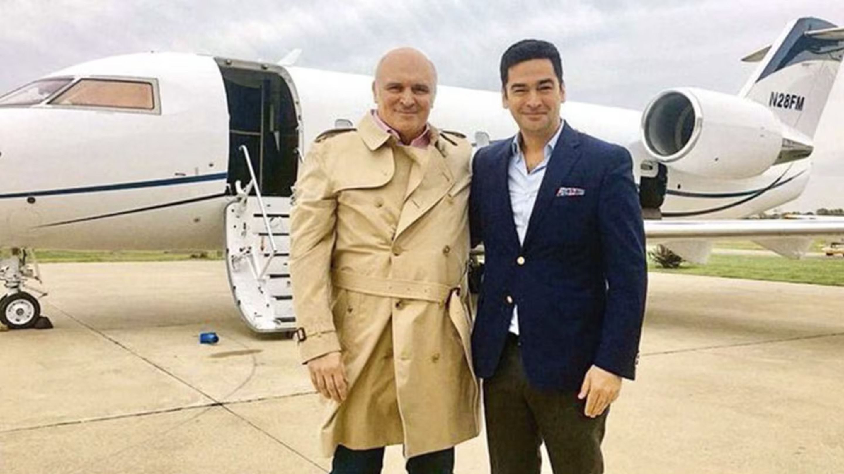 José Luis Espert (left) with “Fred” Machado