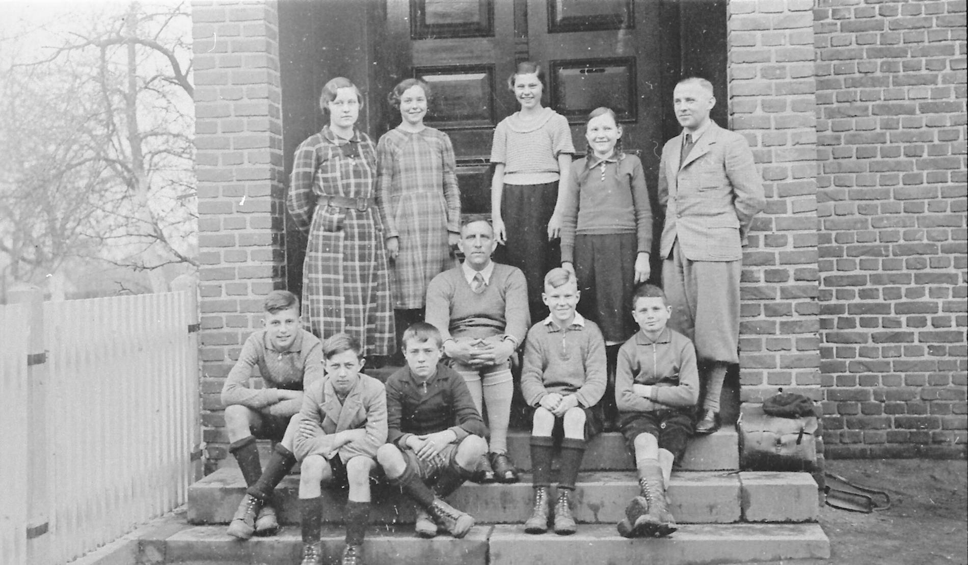 Пауль Ланген с учениками