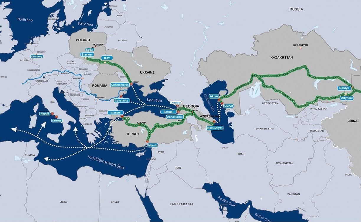 The Trans-Caspian route