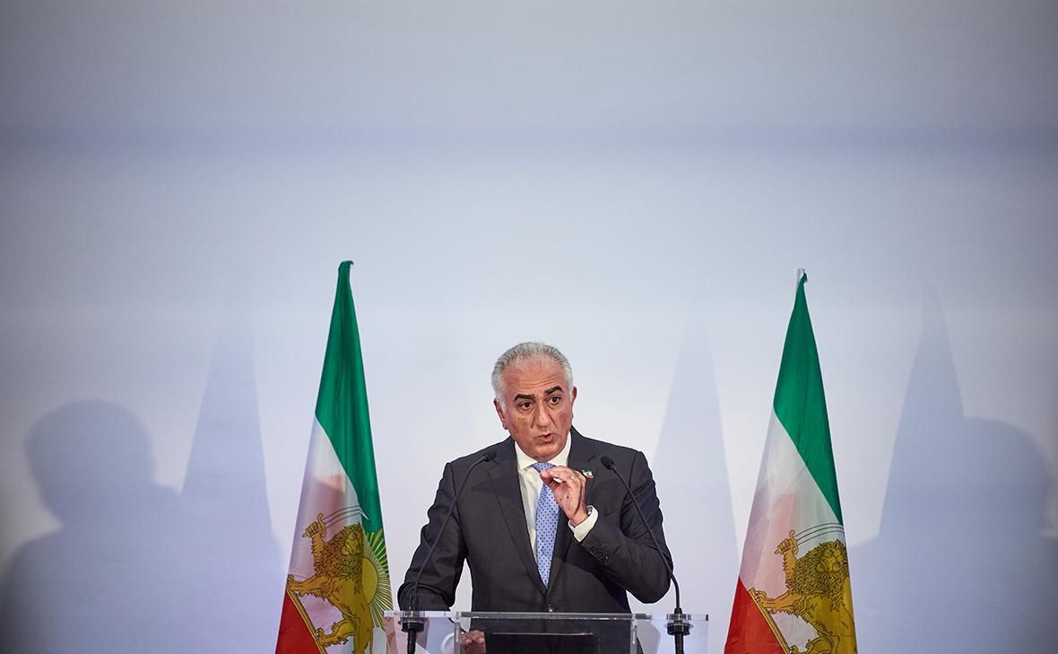 The heir to Iran's last shah and leader of some of the protesters, Reza Pahlavi