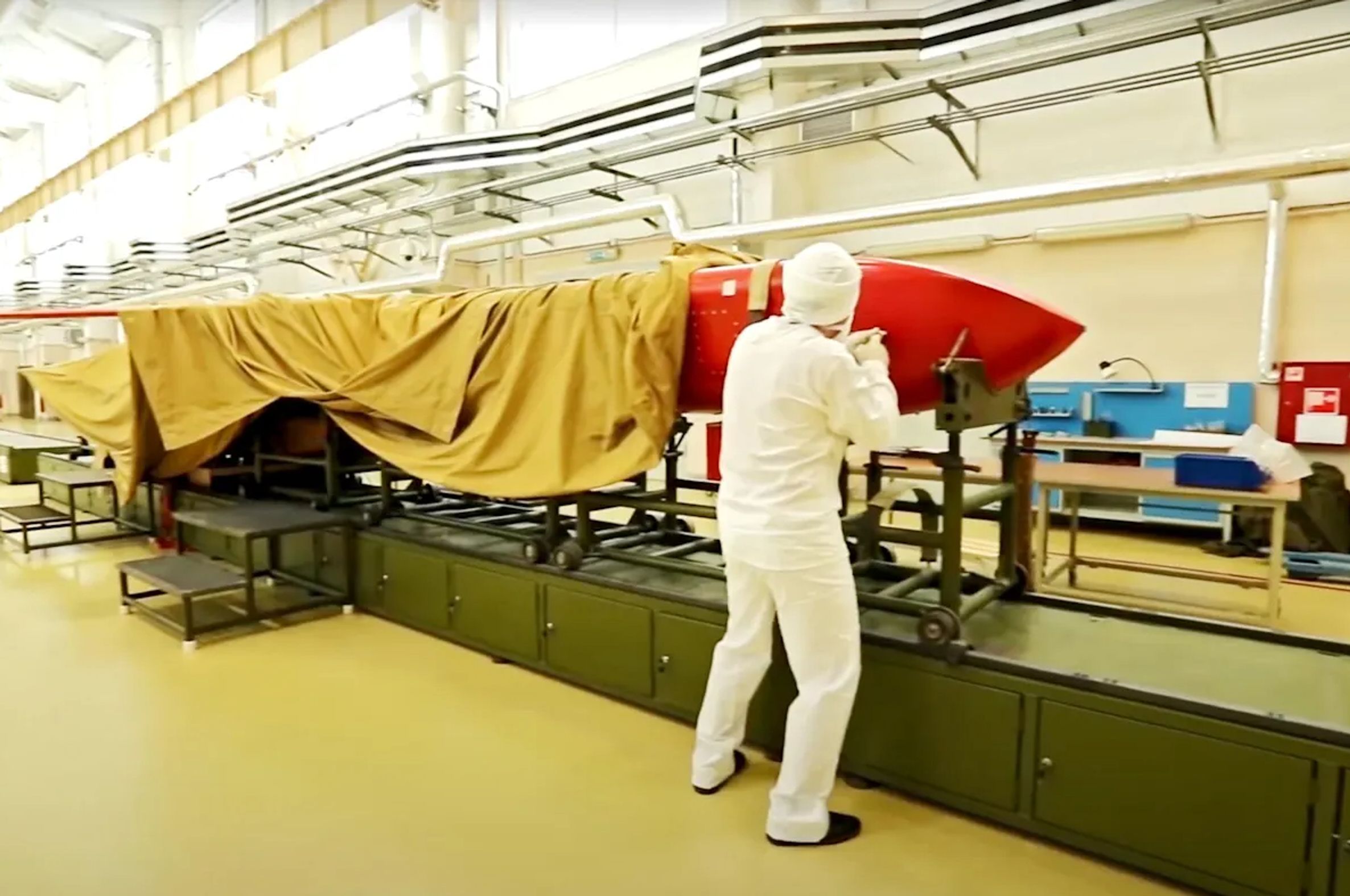 Preparations for the testing of the Burevestnik nuclear‑powered cruise missile, July 2018