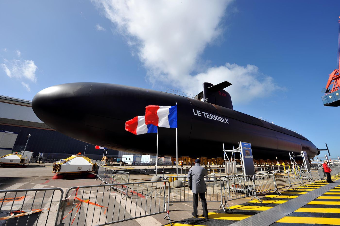 The French Triomphant-class nuclear submarine is capable of carrying nuclear missiles