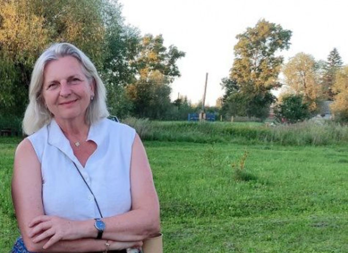 Kneissl pictured in Russia’s Ryazan Region