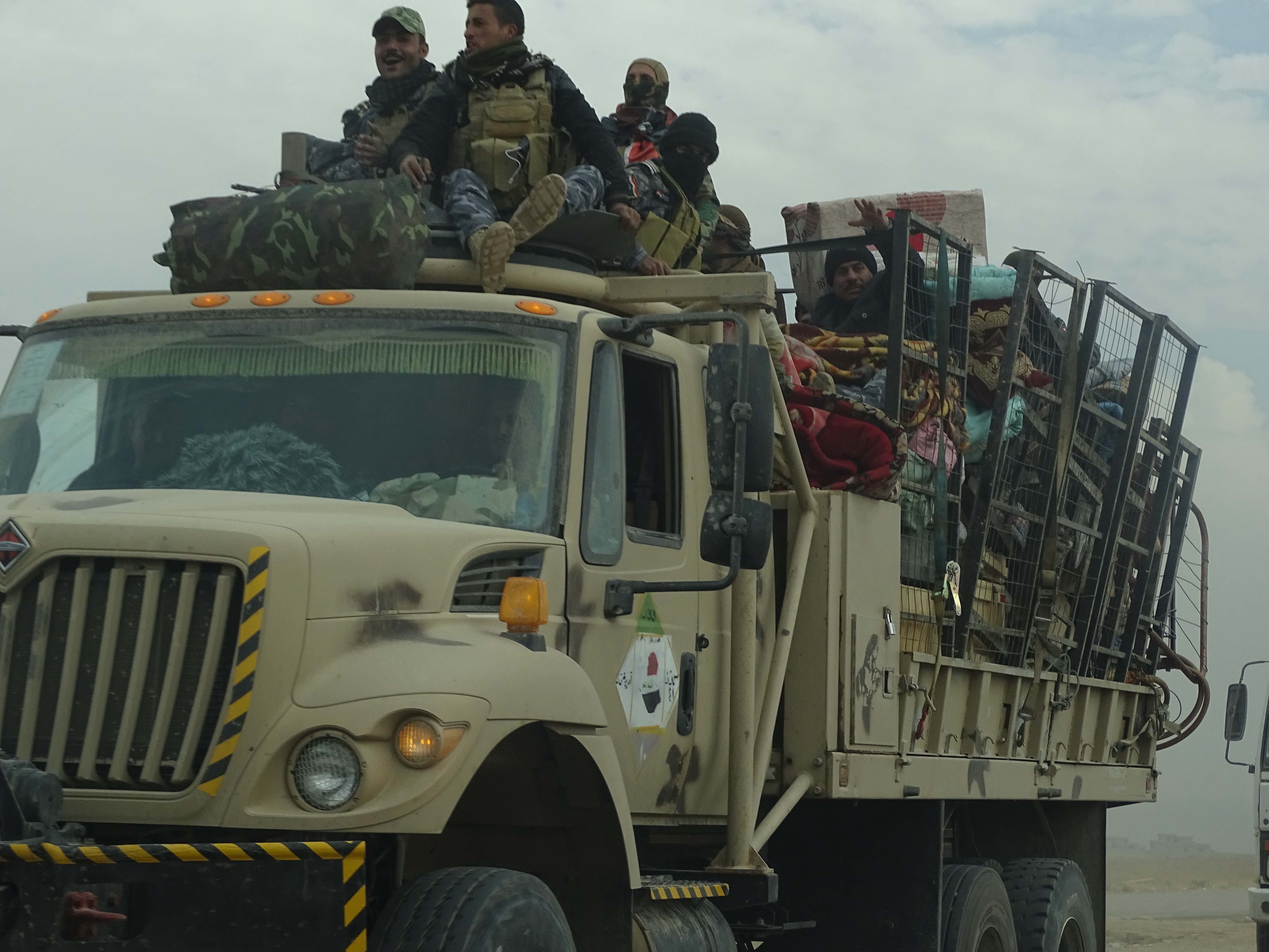 Iraqi Kurds from the Peshmerga during the war against ISIS, 2014–2016