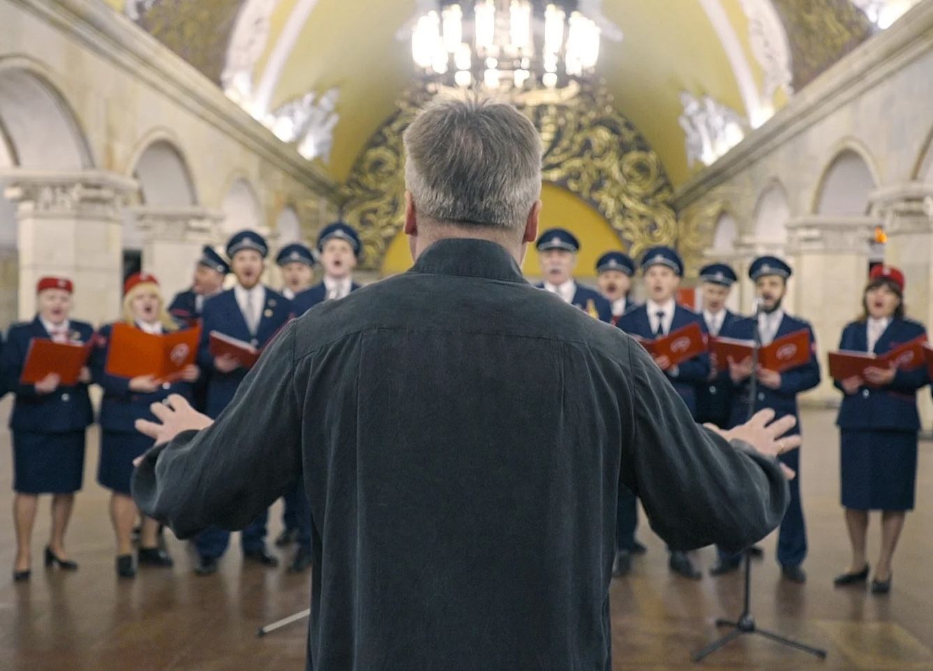 A frame from Yana Isaenko’s The Doors Are Closing