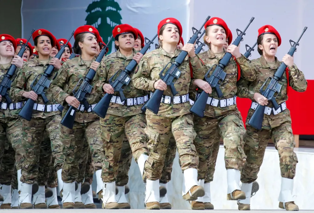 Women’s unit of the Lebanese Army