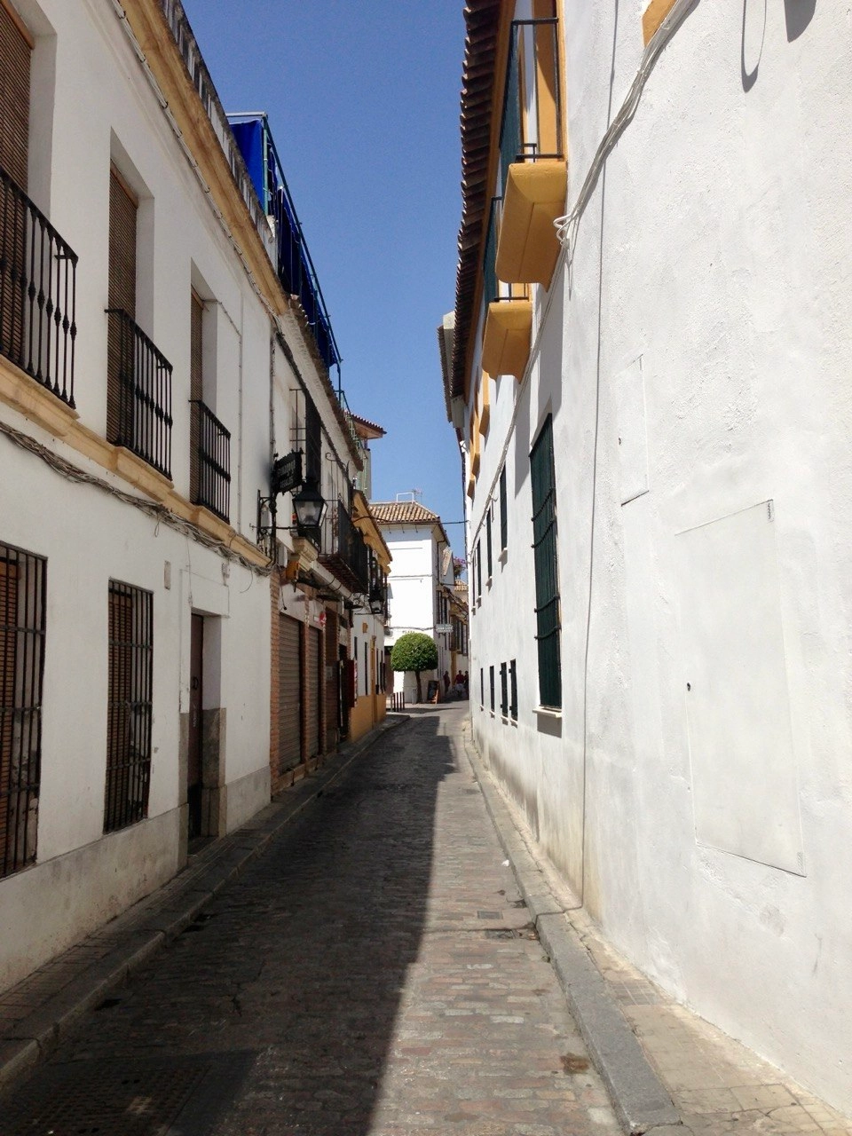 White façades in Córdoba