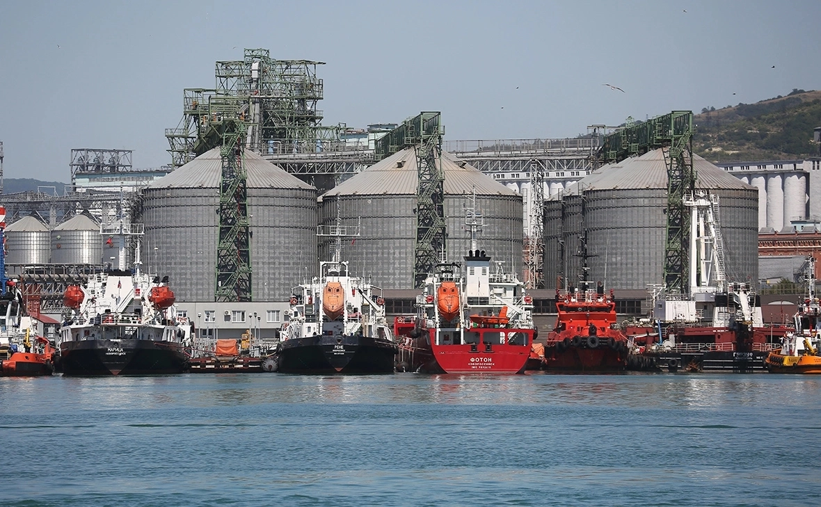 Novorossiysk grain terminal before the drone strike
