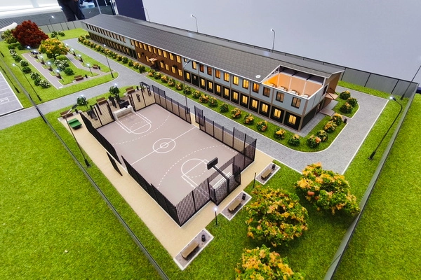 A model of a “quickly deployable” correctional center for people sentenced to forced labor