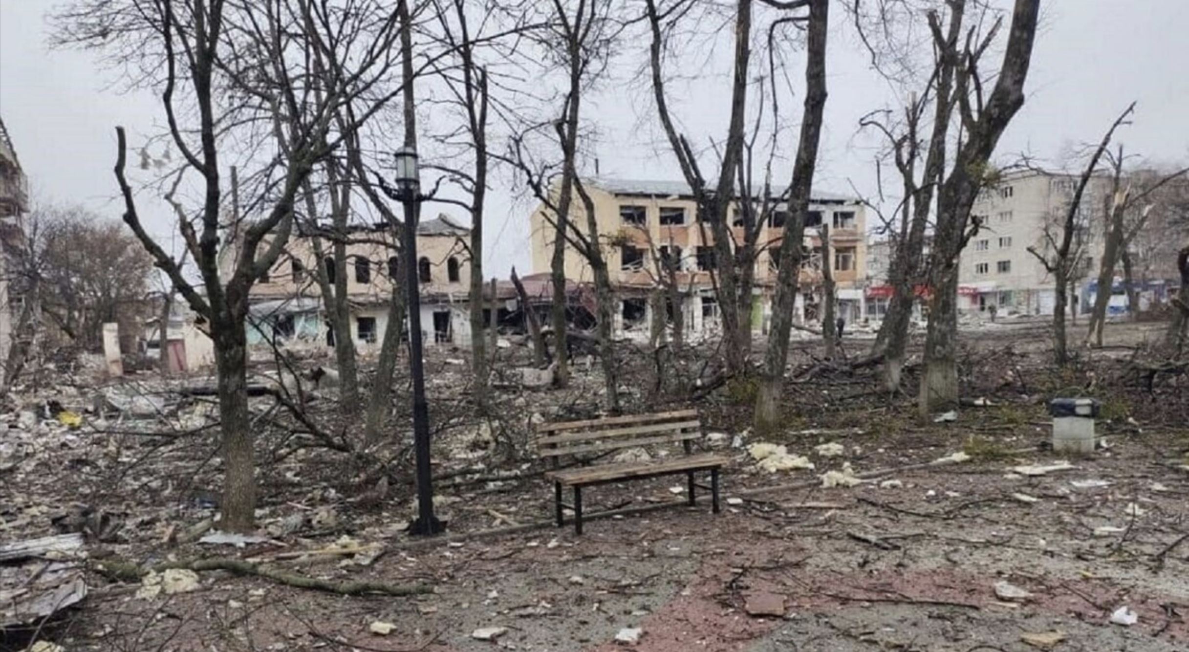 Izyum after de-occupation  Photo: Ukrainian Ministry of Defense 