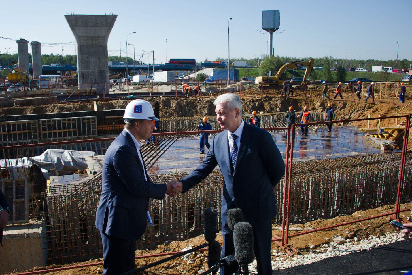 Собянин на объекте МИСК