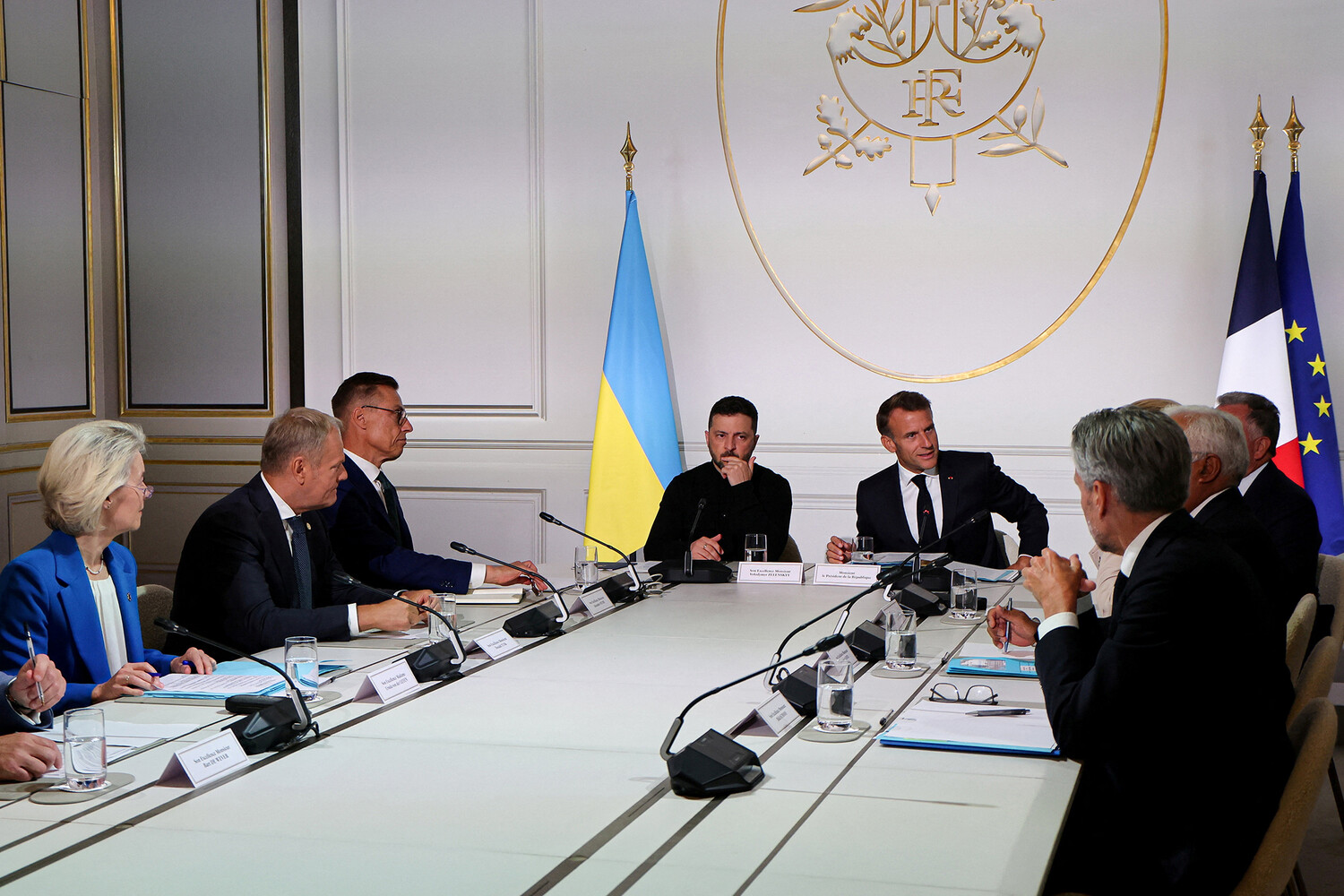 Meeting of the “Coalition of the Willing” in Paris, Sept. 4, 2025. Photo: Ludovic Marin / Reuters