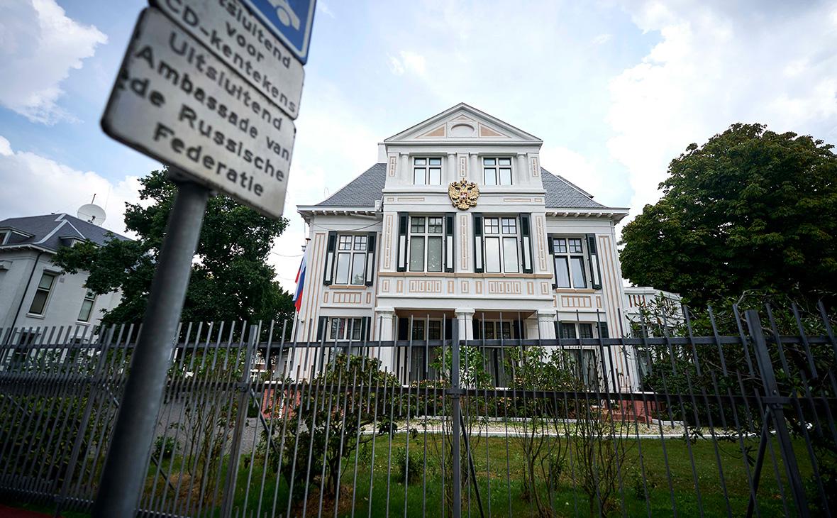 The Russian Embassy in The Hague. Photo: TASS
