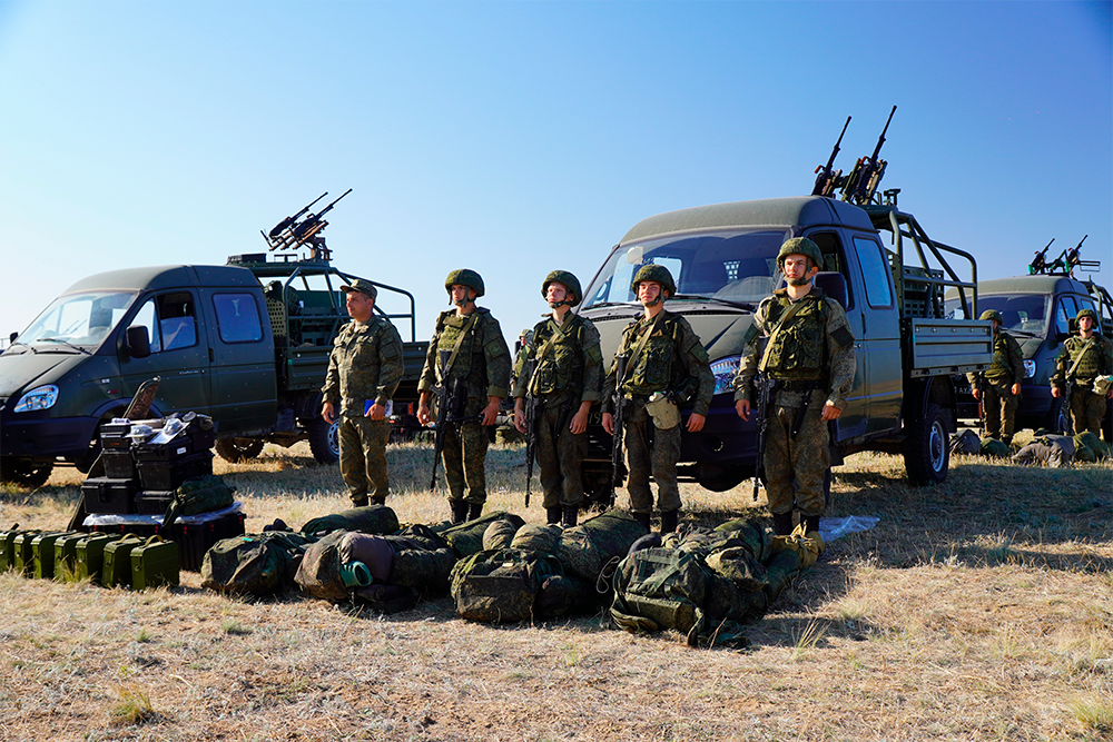 Russian moboile unit for combating drones. Photo: Press Service of the Southern Military District / Rossiyskaya Gazeta